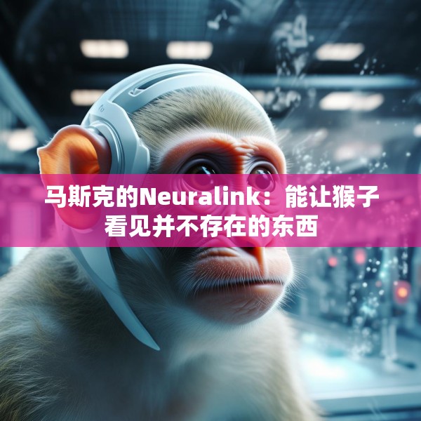 马斯克的Neuralink：能让猴子看见并不存在的东西
