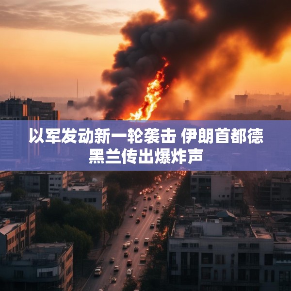 以军发动新一轮袭击 伊朗首都德黑兰传出爆炸声