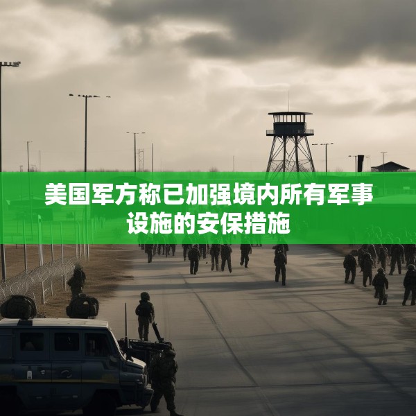 美国军方称已加强境内所有军事设施的安保措施