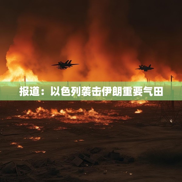 报道：以色列袭击伊朗重要气田