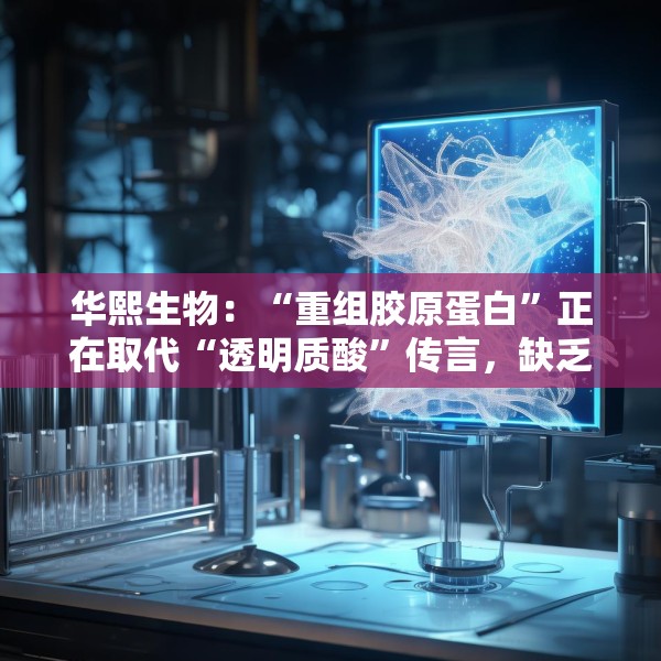 华熙生物：“重组胶原蛋白”正在取代“透明质酸”传言，缺乏真实数据支持
