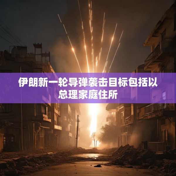 伊朗新一轮导弹袭击目标包括以总理家庭住所
