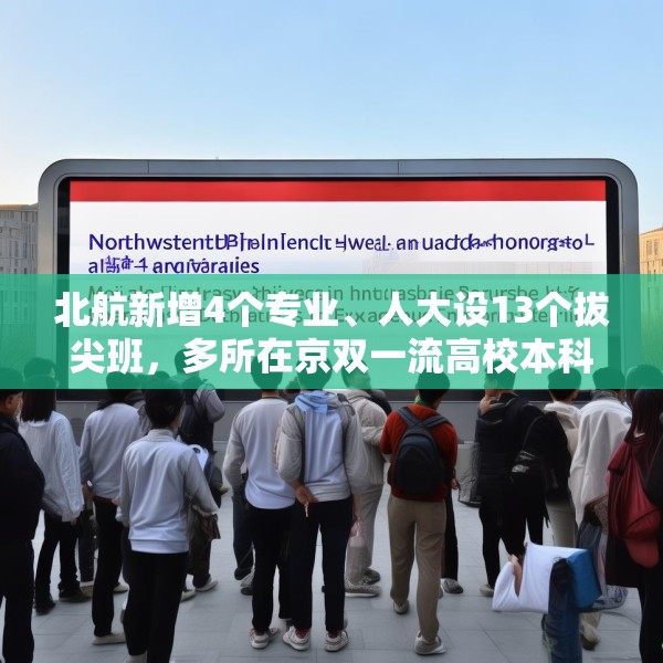 北航新增4个专业、人大设13个拔尖班，多所在京双一流高校本科扩招