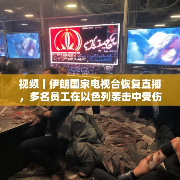 视频丨伊朗国家电视台恢复直播，多名员工在以色列袭击中受伤