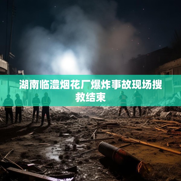 湖南临澧烟花厂爆炸事故现场搜救结束