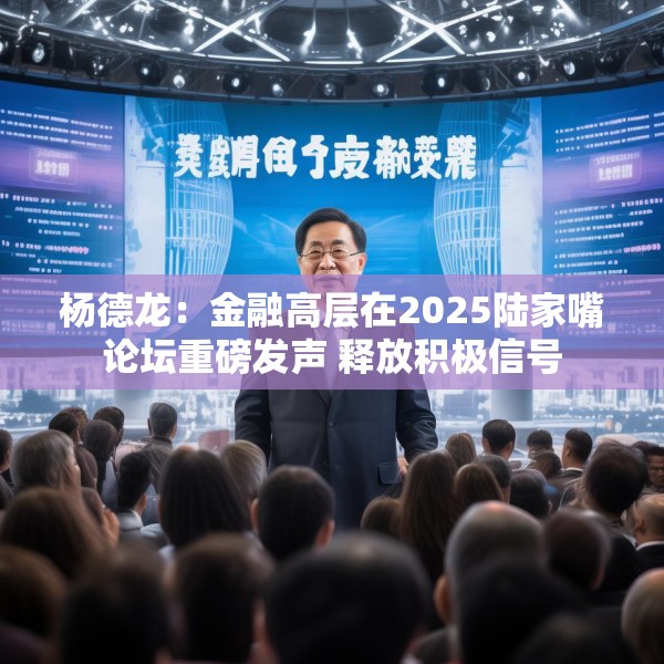 杨德龙：金融高层在2025陆家嘴论坛重磅发声 释放积极信号