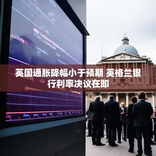 英国通胀降幅小于预期 英格兰银行利率决议在即