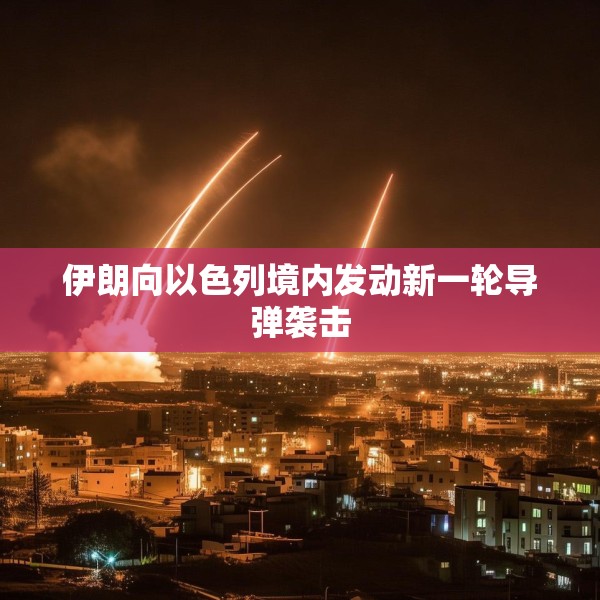 伊朗向以色列境内发动新一轮导弹袭击