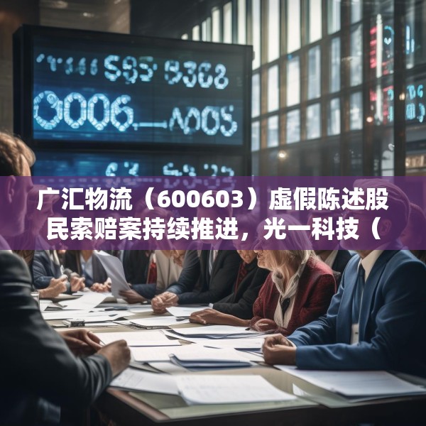 广汇物流（600603）虚假陈述股民索赔案持续推进，光一科技（300356）内幕交易索赔案已启动