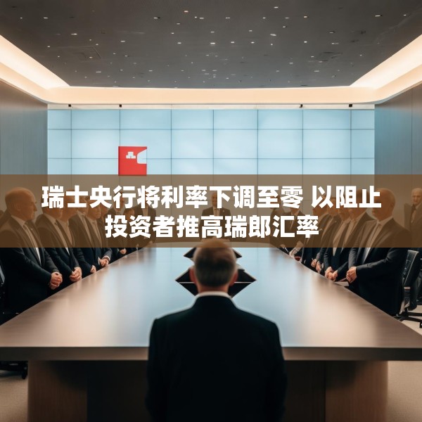 瑞士央行将利率下调至零 以阻止投资者推高瑞郎汇率