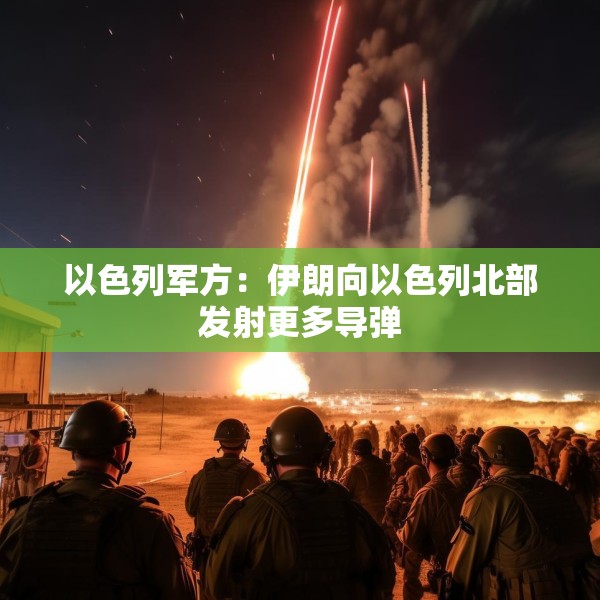 以色列军方：伊朗向以色列北部发射更多导弹