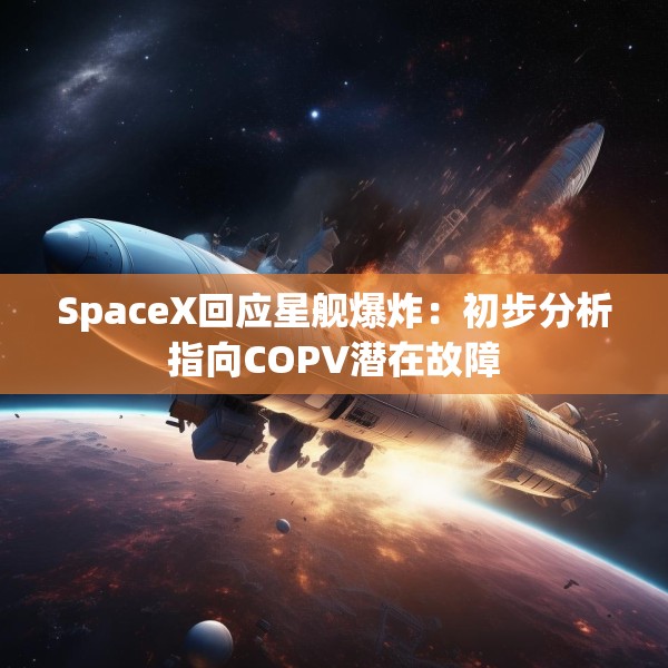 SpaceX回应星舰爆炸：初步分析指向COPV潜在故障