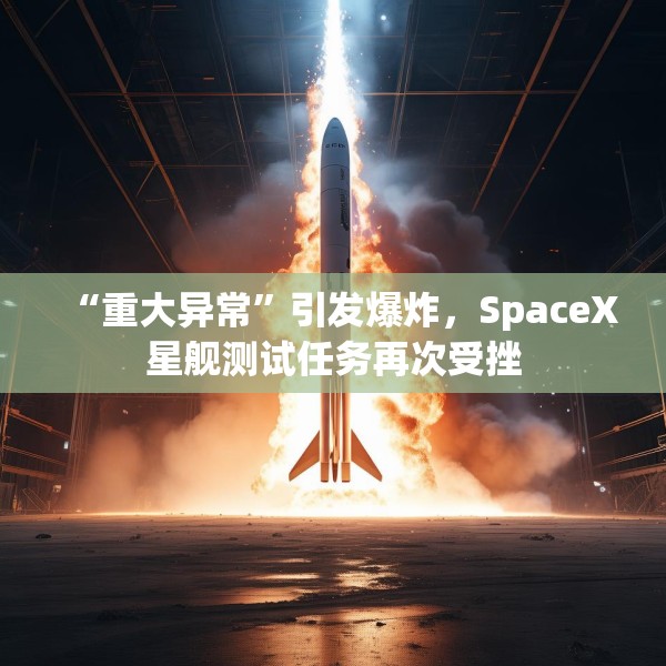 “重大异常”引发爆炸，SpaceX星舰测试任务再次受挫