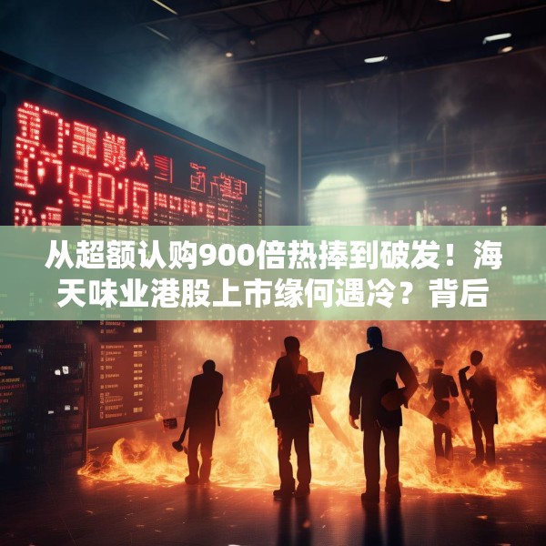 从超额认购900倍热捧到破发！海天味业港股上市缘何遇冷？背后的市场密码是什么？四大原因找到了