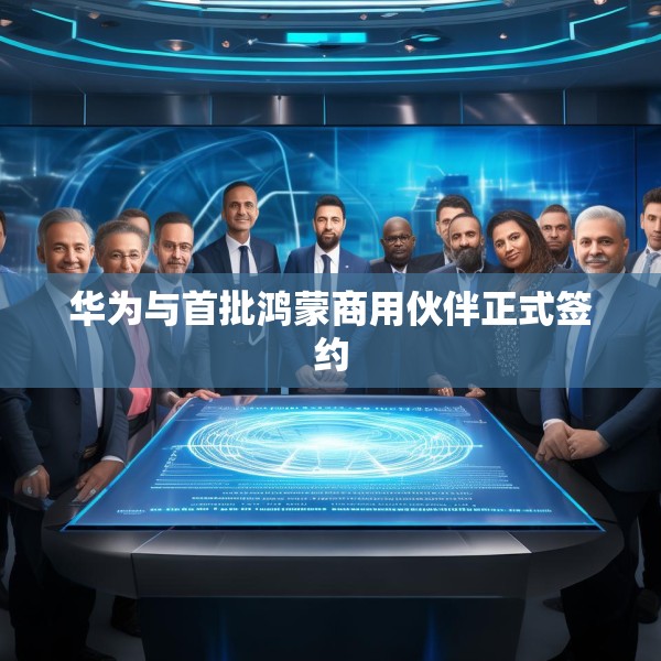 华为与首批鸿蒙商用伙伴正式签约