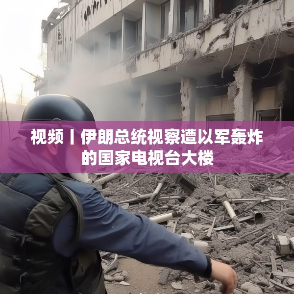 视频丨伊朗总统视察遭以军轰炸的国家电视台大楼