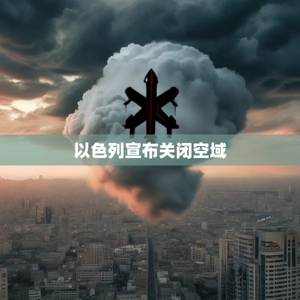 以色列宣布关闭空域