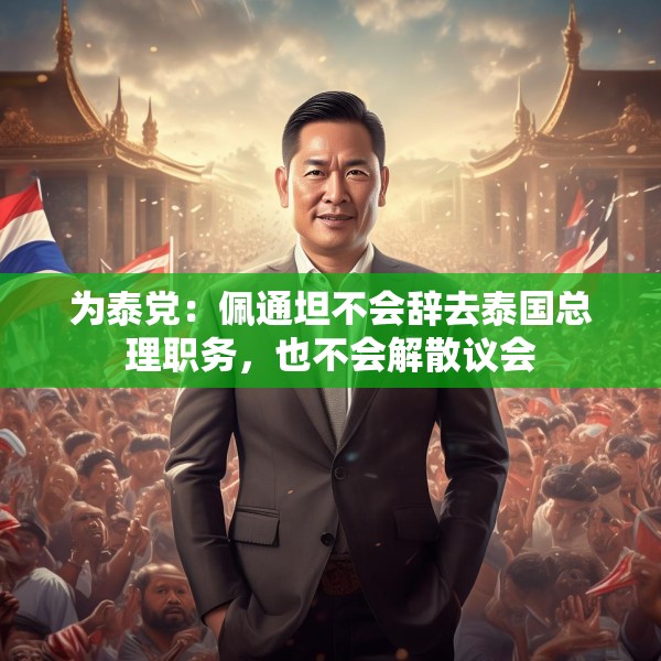 为泰党：佩通坦不会辞去泰国总理职务，也不会解散议会