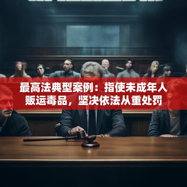 最高法典型案例：指使未成年人贩运毒品，坚决依法从重处罚
