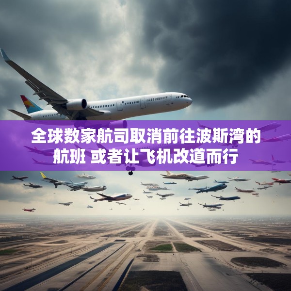 全球数家航司取消前往波斯湾的航班 或者让飞机改道而行