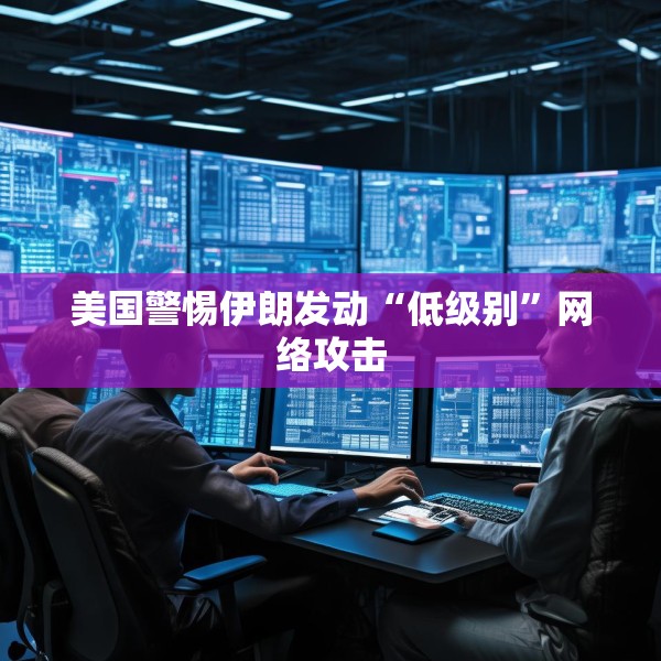 美国警惕伊朗发动“低级别”网络攻击