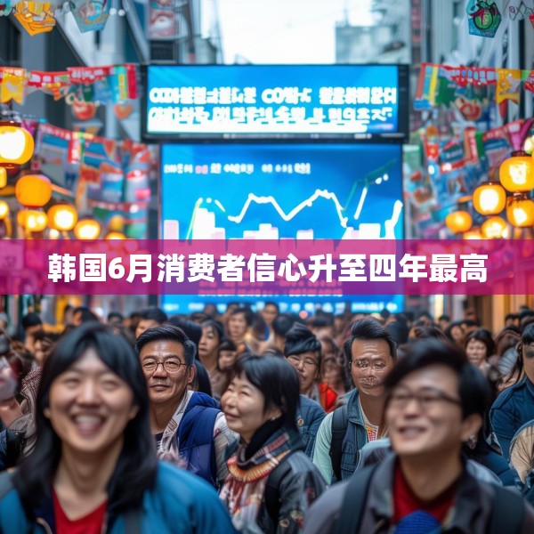 韩国6月消费者信心升至四年最高