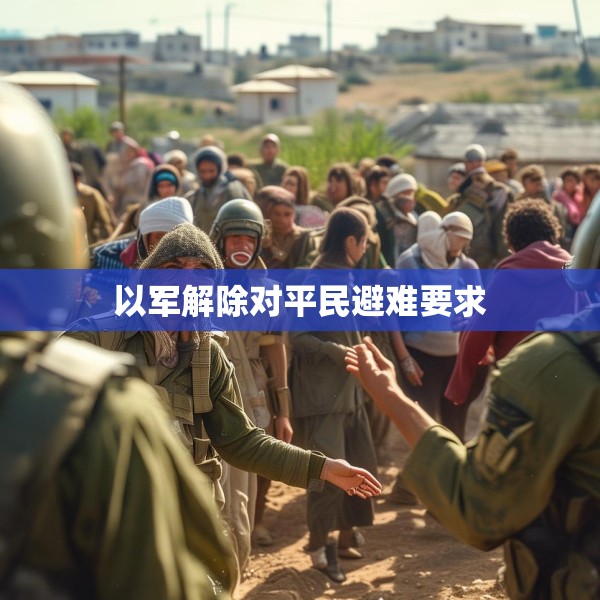 以军解除对平民避难要求