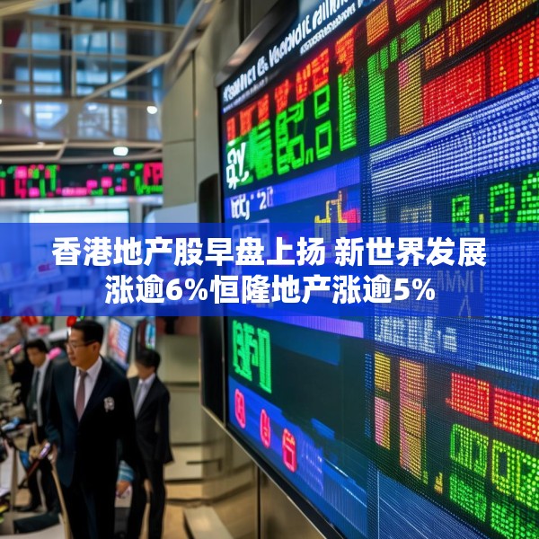 香港地产股早盘上扬 新世界发展涨逾6%恒隆地产涨逾5%