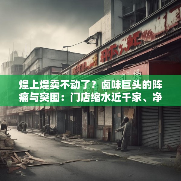 煌上煌卖不动了？卤味巨头的阵痛与突围：门店缩水近千家、净利暴跌43%背后的消费寒潮