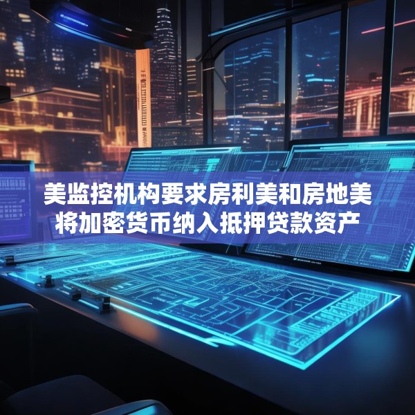 美监控机构要求房利美和房地美将加密货币纳入抵押贷款资产