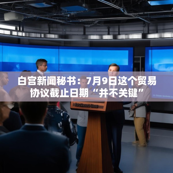 白宫新闻秘书：7月9日这个贸易协议截止日期“并不关键”