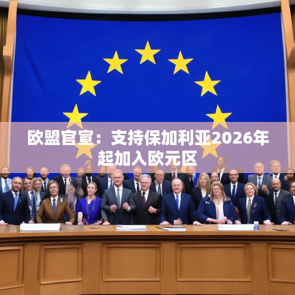 欧盟官宣：支持保加利亚2026年起加入欧元区