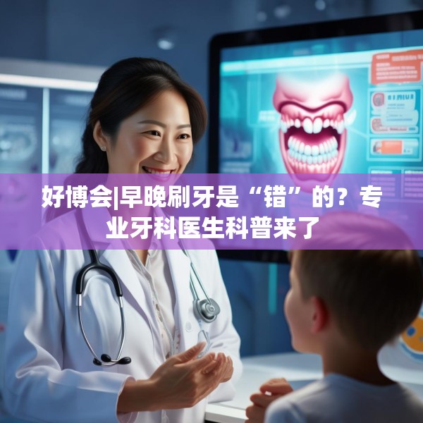 好博会|早晚刷牙是“错”的？专业牙科医生科普来了
