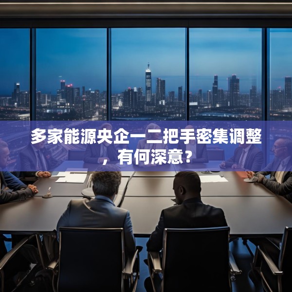 多家能源央企一二把手密集调整，有何深意？