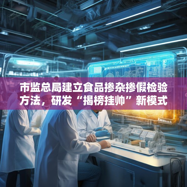 市监总局建立食品掺杂掺假检验方法，研发“揭榜挂帅”新模式