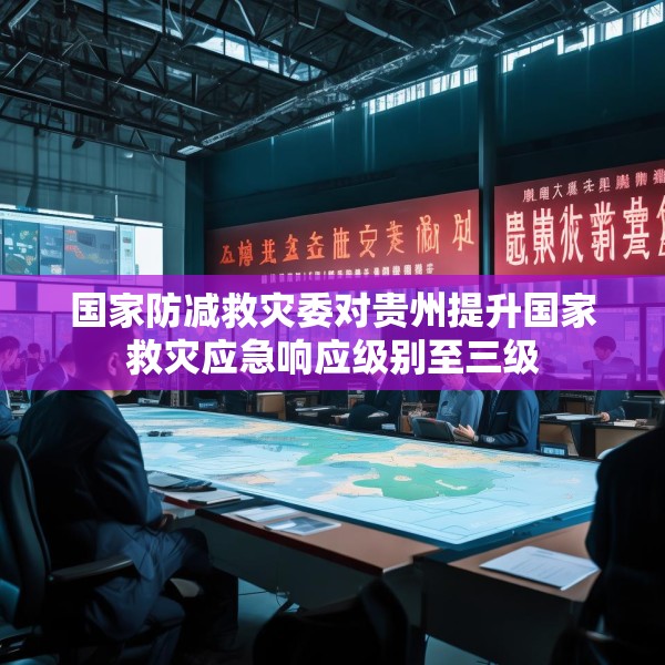 国家防减救灾委对贵州提升国家救灾应急响应级别至三级