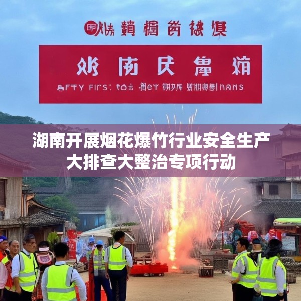 湖南开展烟花爆竹行业安全生产大排查大整治专项行动