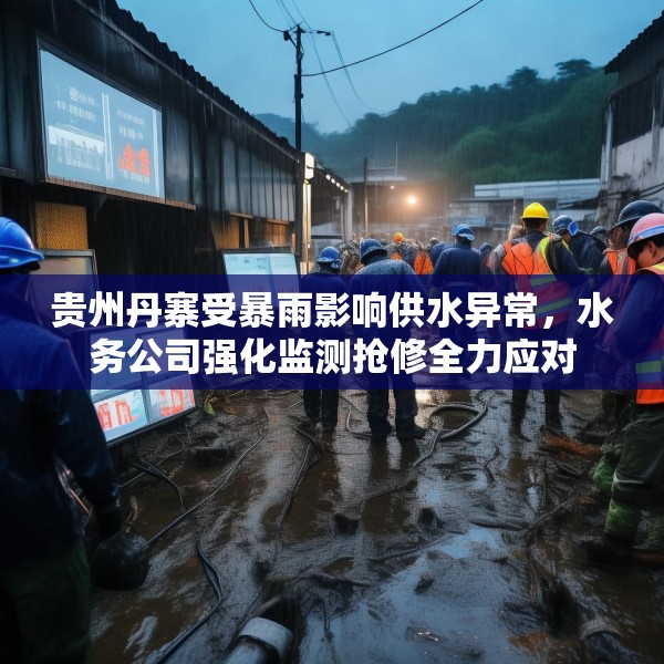 贵州丹寨受暴雨影响供水异常，水务公司强化监测抢修全力应对