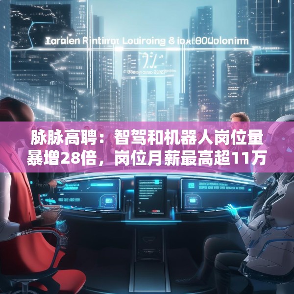 脉脉高聘：智驾和机器人岗位量暴增28倍，岗位月薪最高超11万元