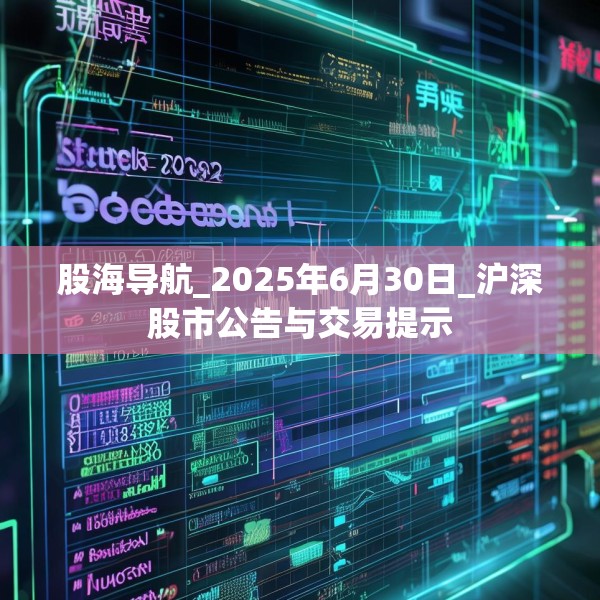 股海导航_2025年6月30日_沪深股市公告与交易提示