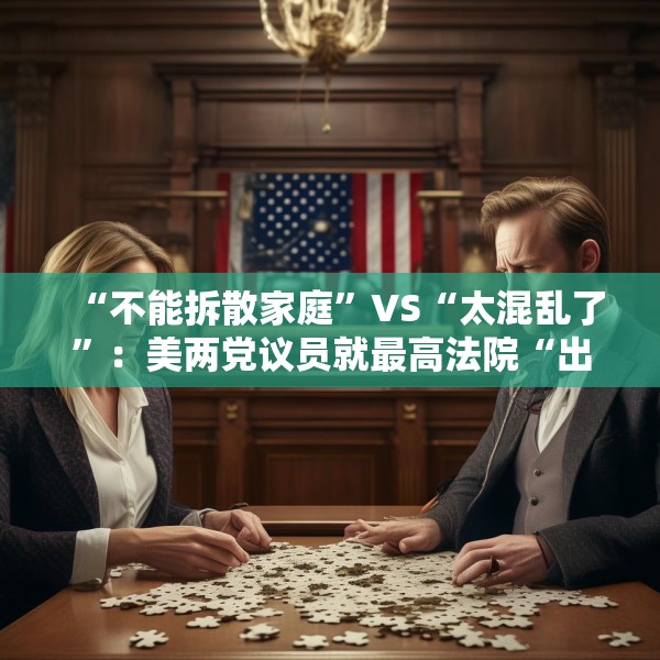 “不能拆散家庭”VS“太混乱了”：美两党议员就最高法院“出生公民权”裁决交锋