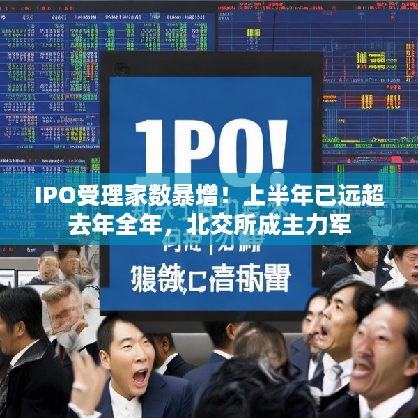 IPO受理家数暴增！上半年已远超去年全年，北交所成主力军