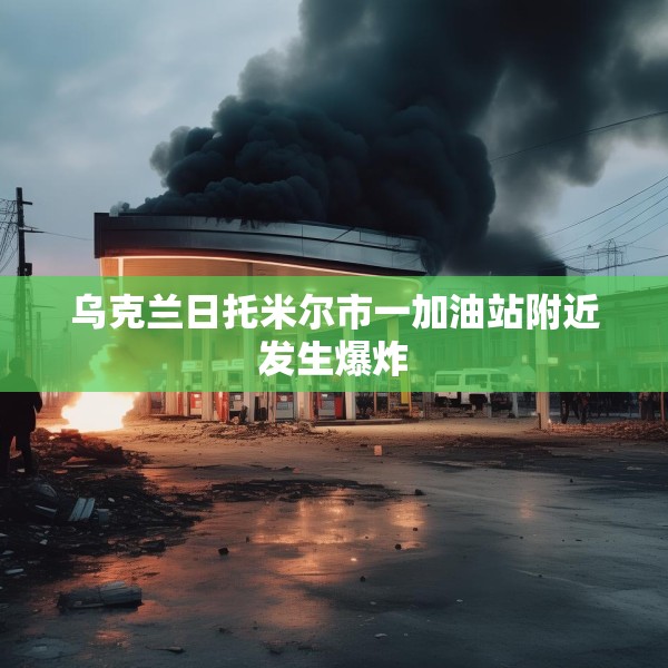 乌克兰日托米尔市一加油站附近发生爆炸