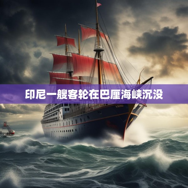 印尼一艘客轮在巴厘海峡沉没