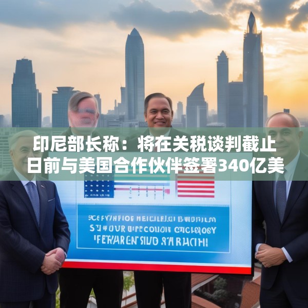 印尼部长称：将在关税谈判截止日前与美国合作伙伴签署340亿美元协议