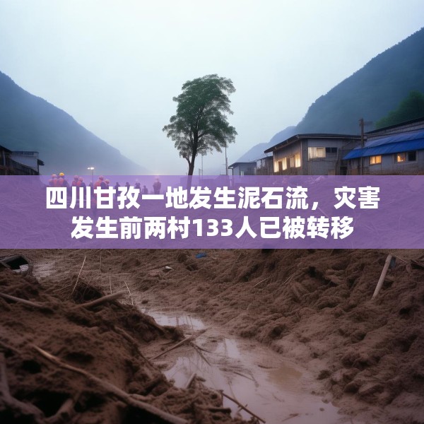 四川甘孜一地发生泥石流，灾害发生前两村133人已被转移