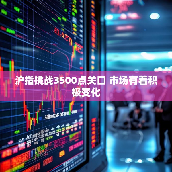 沪指挑战3500点关口 市场有着积极变化