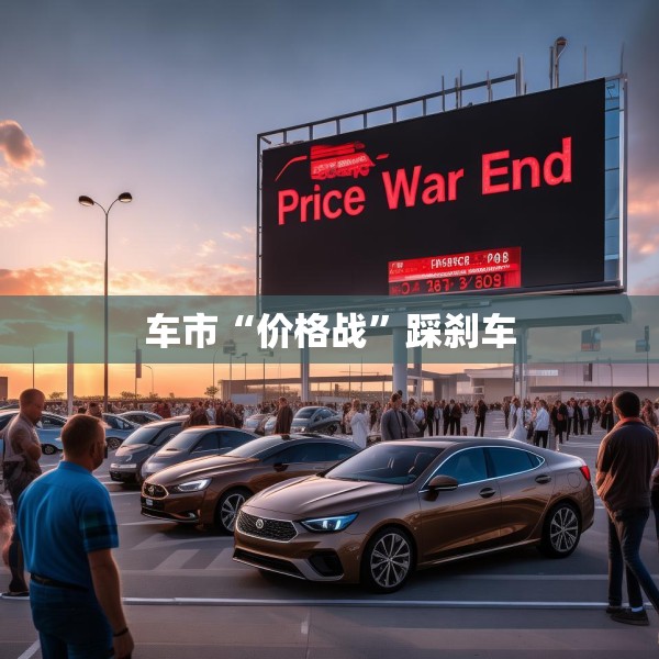 车市“价格战”踩刹车