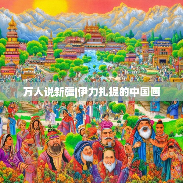 万人说新疆|伊力扎提的中国画