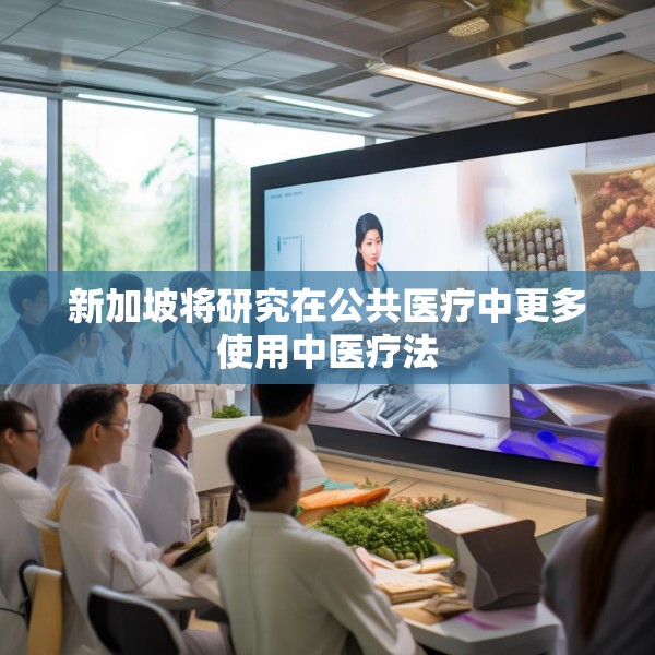 新加坡将研究在公共医疗中更多使用中医疗法